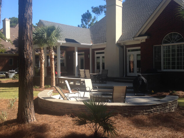 NE Columbia patio and fire pit