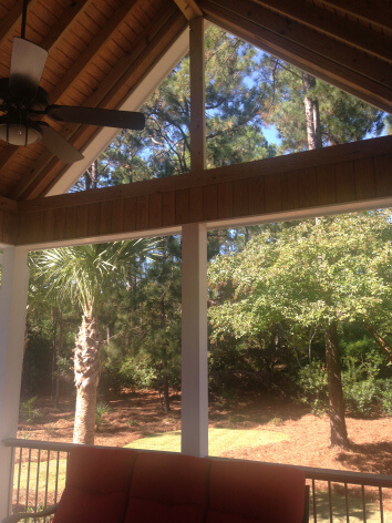 Covered porch in NE Columbia outdoor combination project