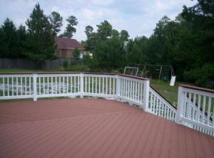 This composite deck in Lexington is a true gem!