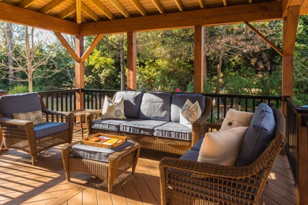 irmo south carolina covered outdoor deck 