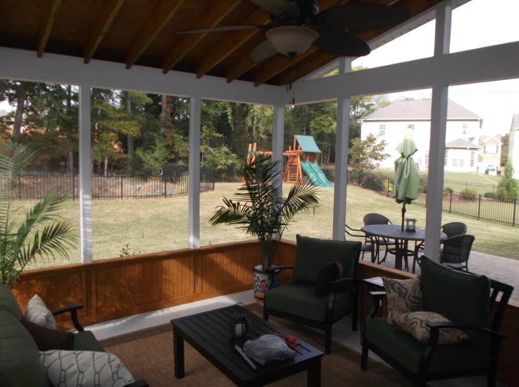 Matthews screened porch