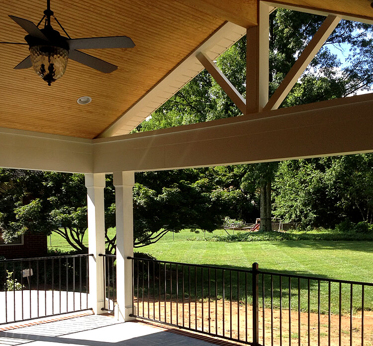 Matthews NC Covered Porch by Archadeck of Charlotte