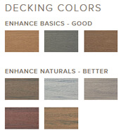 Trex Enhance finishes