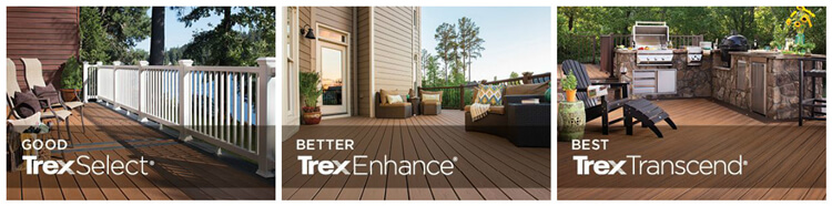Trex Select, Enhance, Transcend
