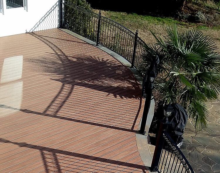 Custom trex deck