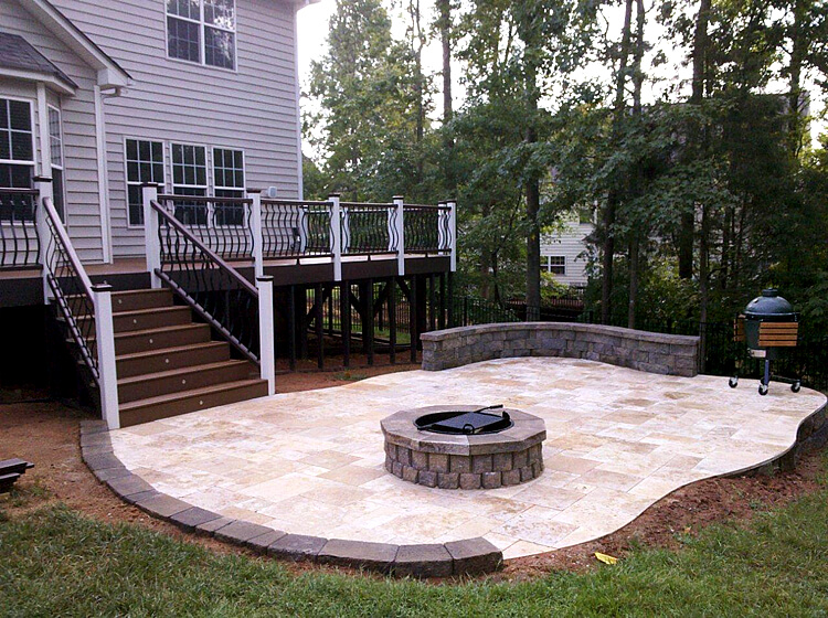 Can I Have A Travertine Patio Installed In Winter Charlotte NC 1)