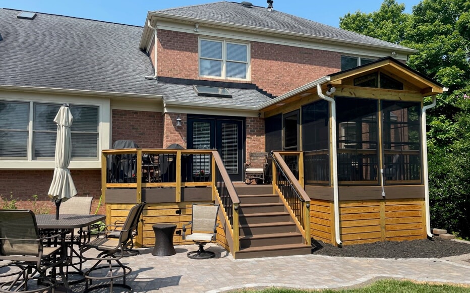 wooden deck