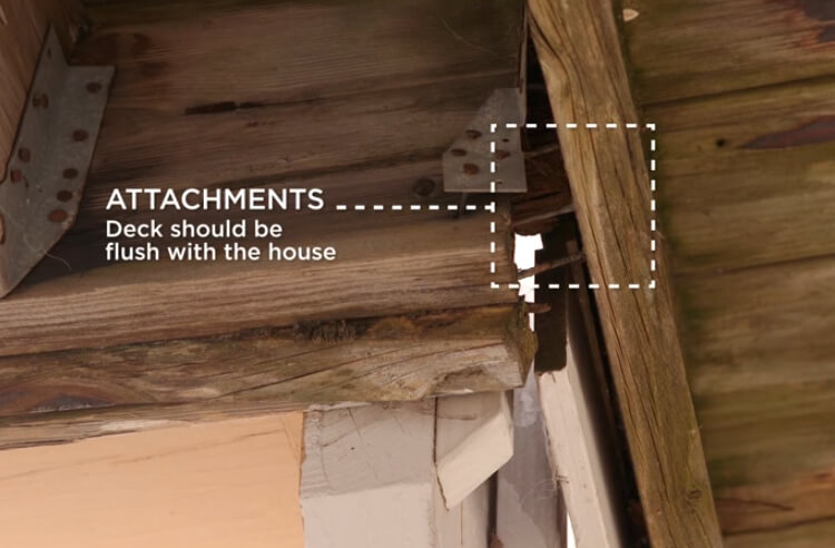 Deck safety structure