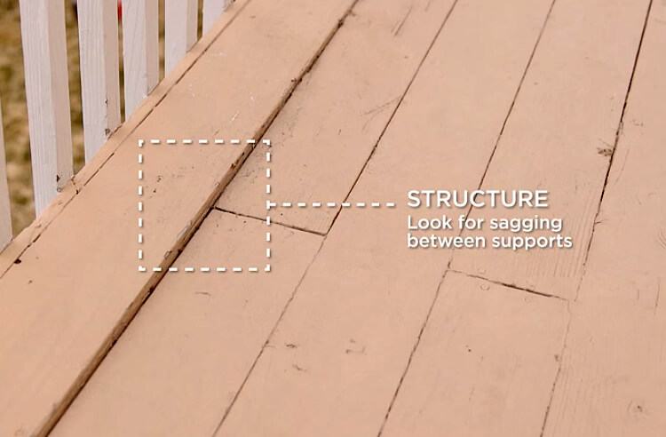 Deck safety structure