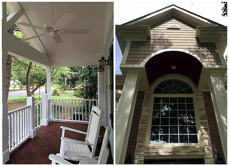 Custom front porch