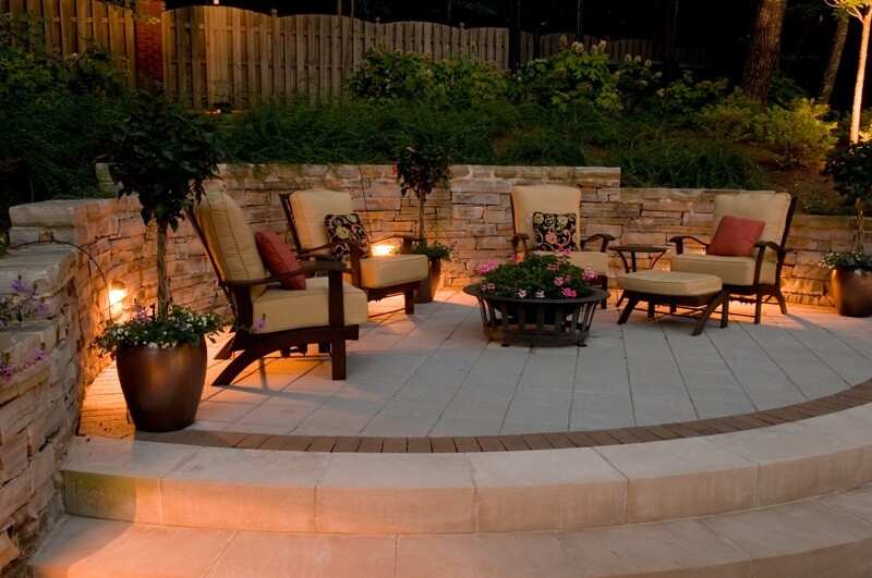 Patio Lighting by OLP Charlotte
