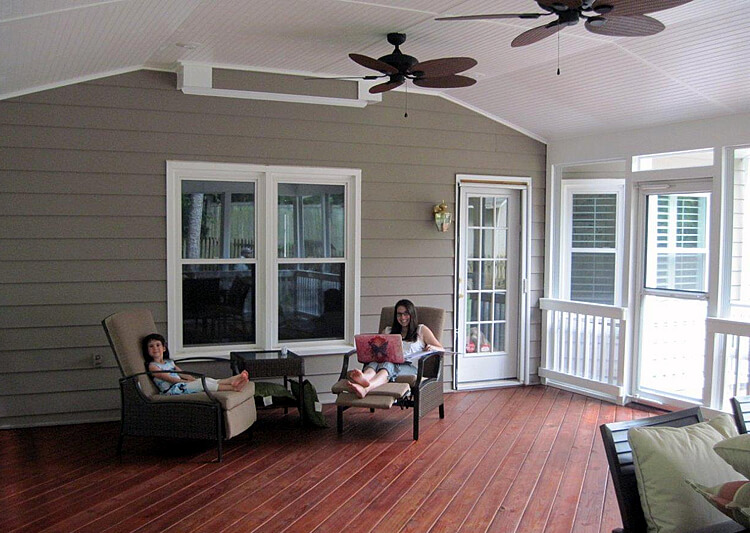 Custom porch