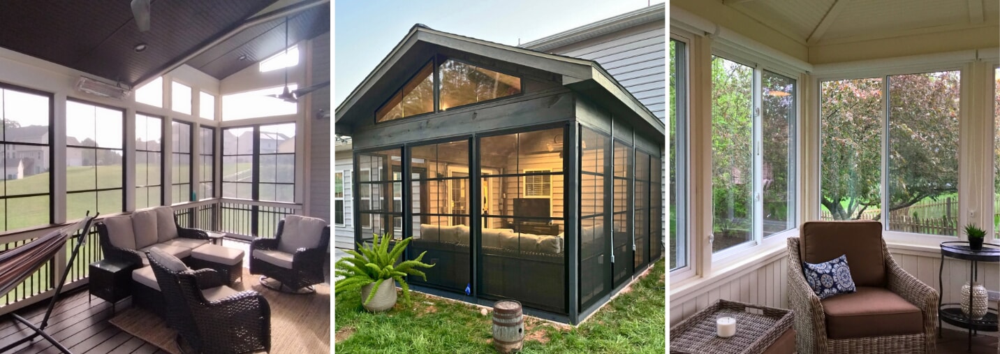 different sunrooms