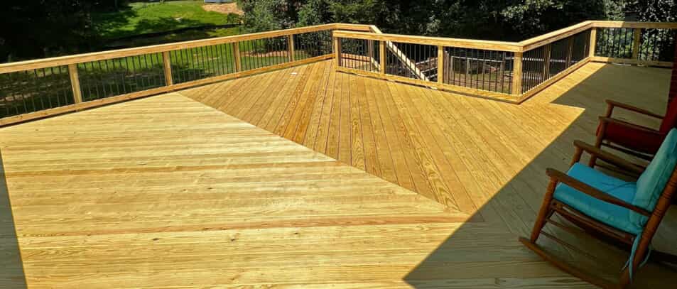 wood deck