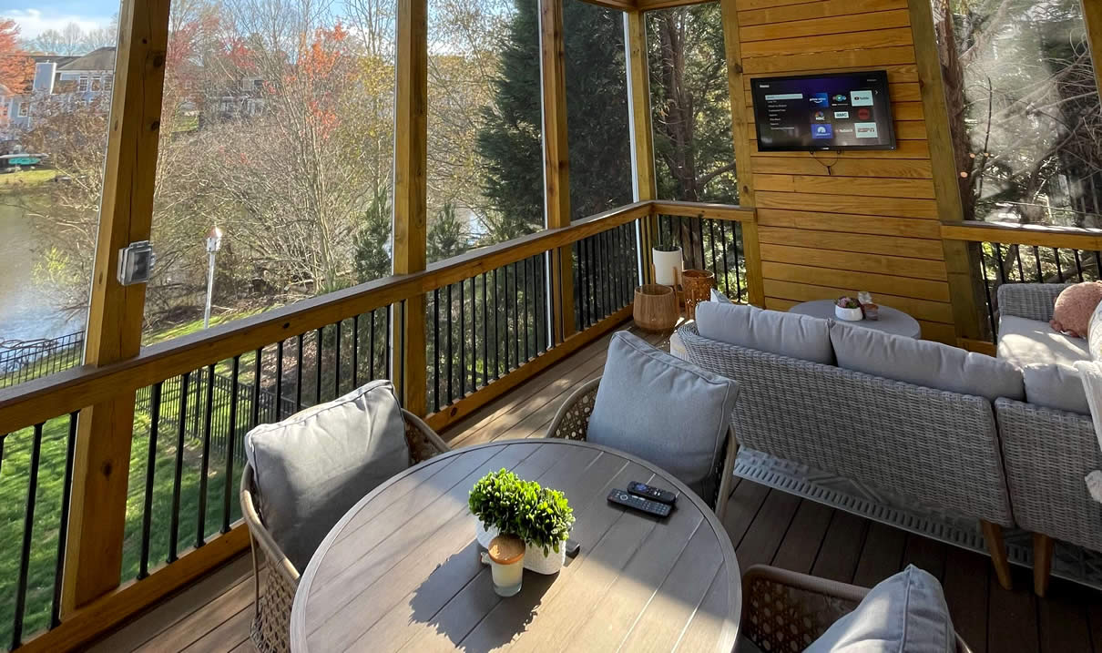 Fort Mill porch builder, screened in porch builders