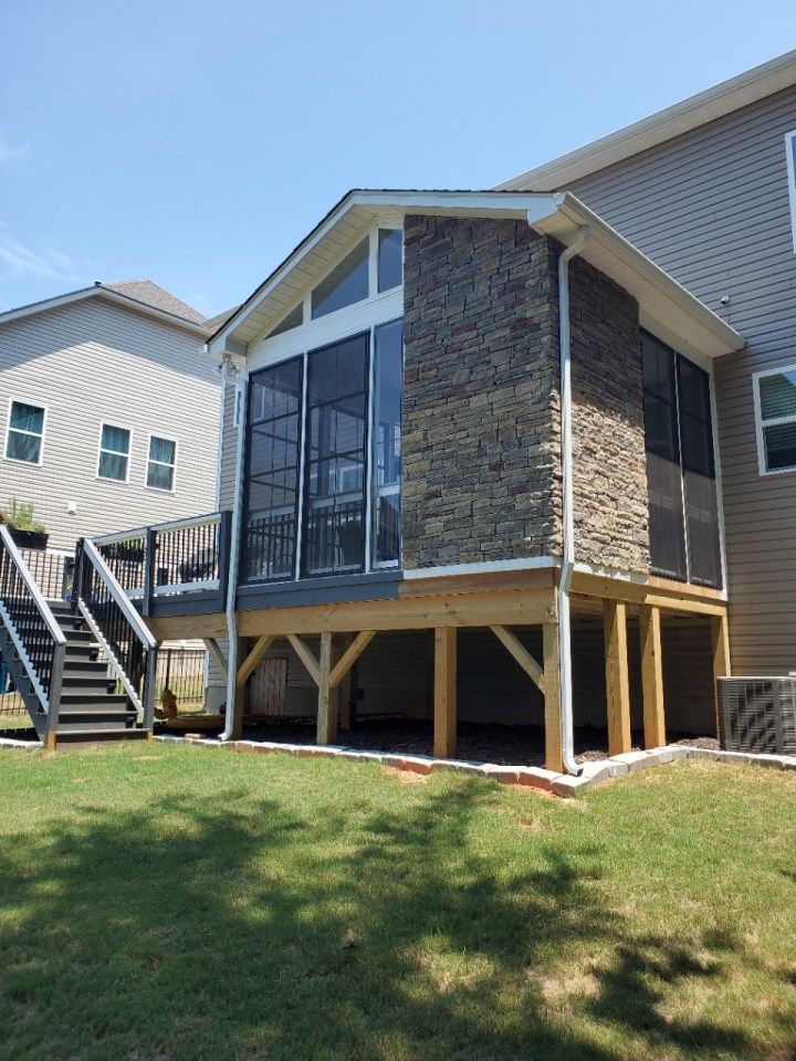 custom porch near Charlotte