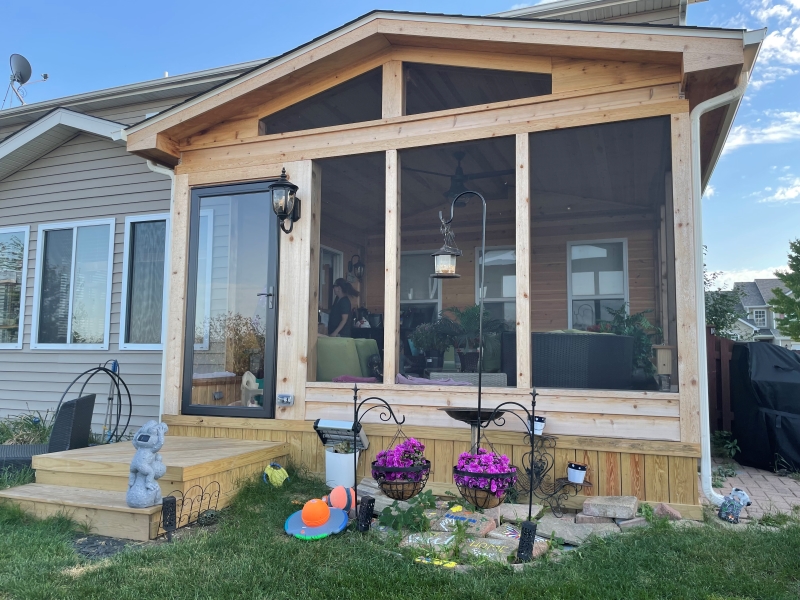 Screen Porch Design Ideas Gable Roof