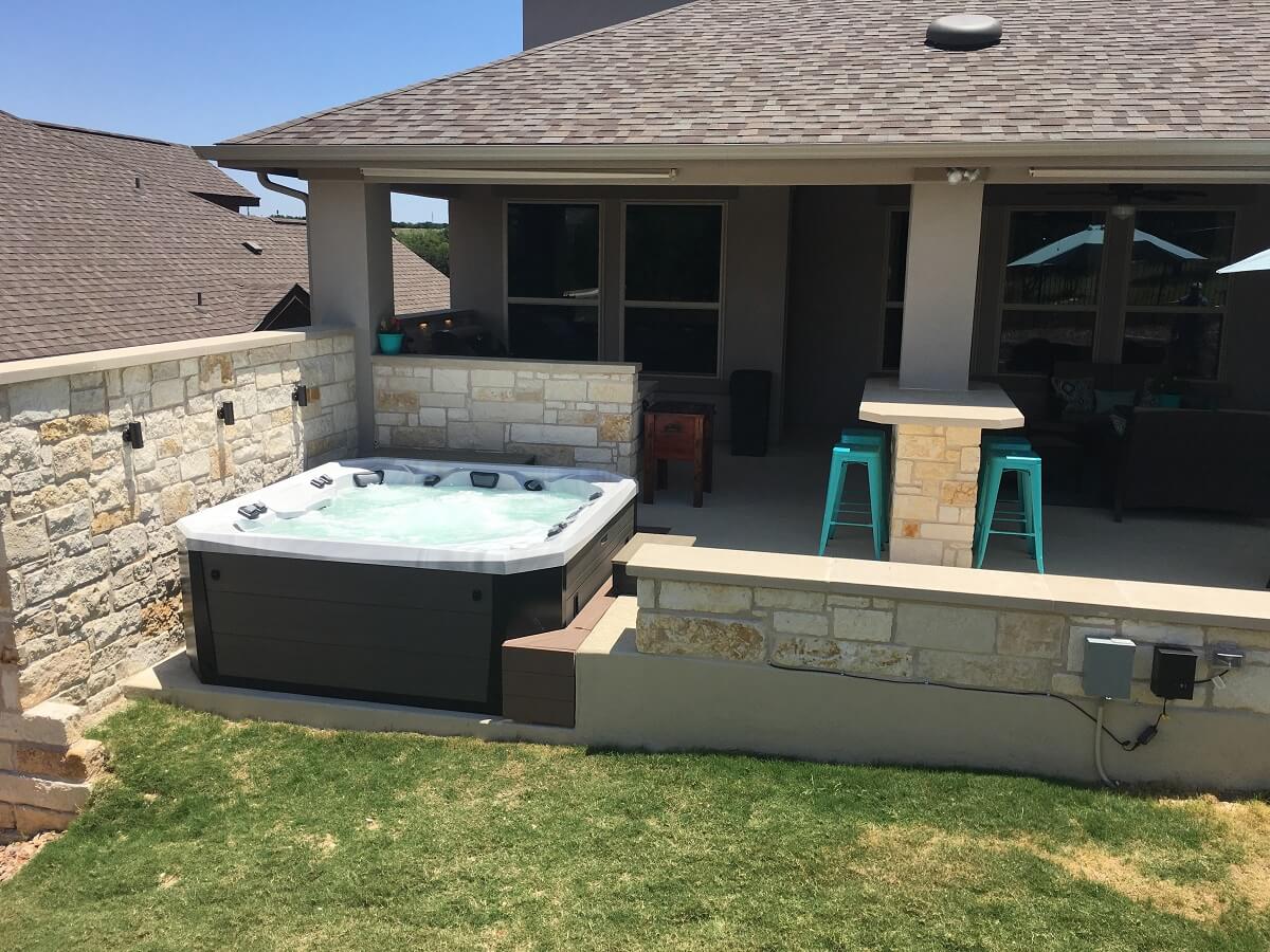 Removable Spa deck design