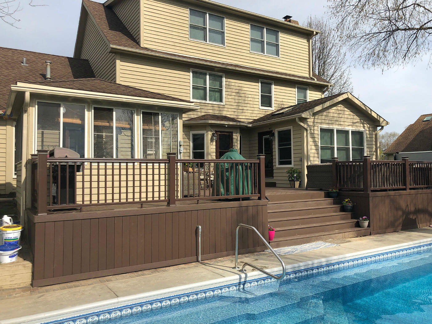 TimberTech poolside deck