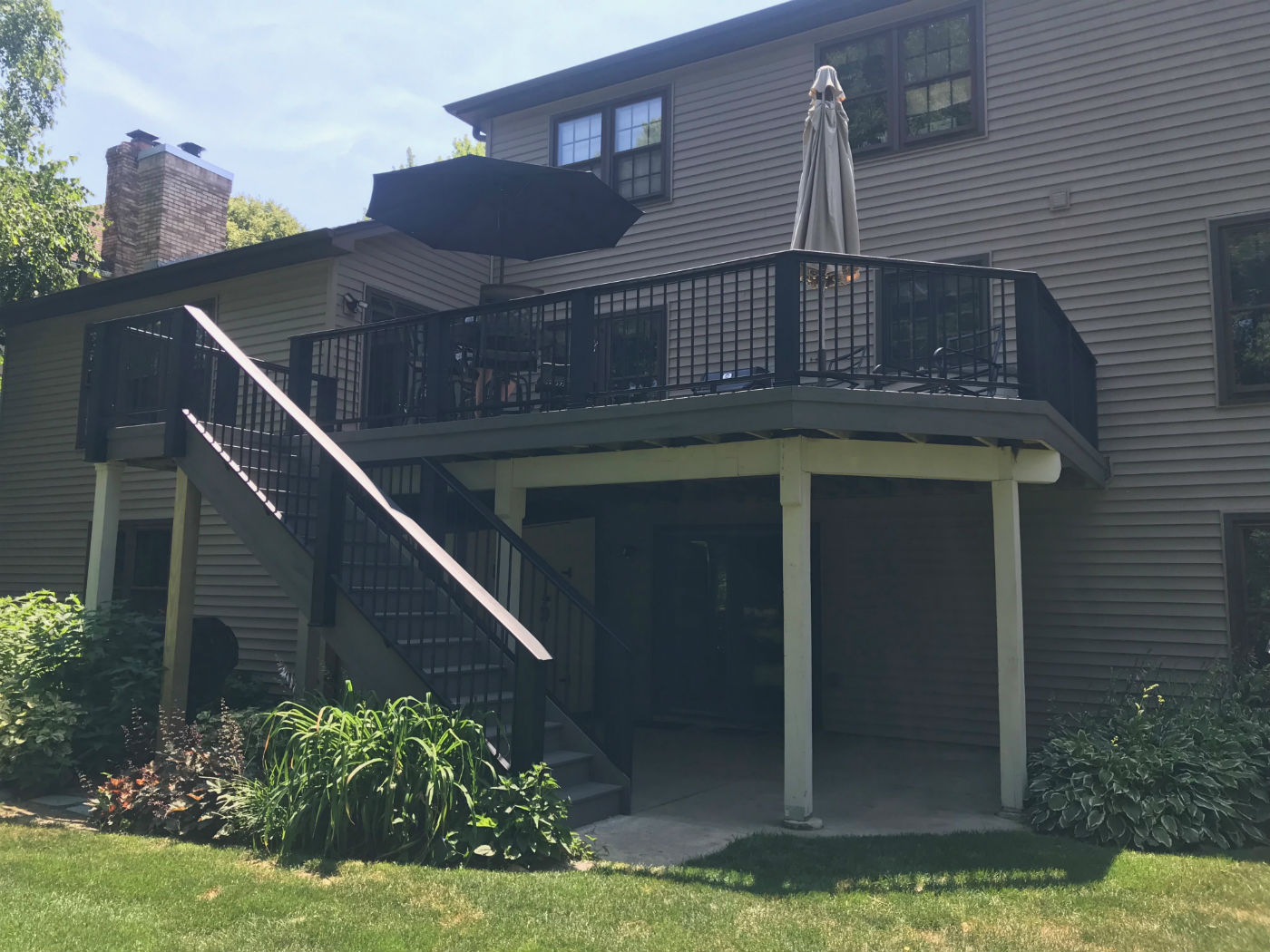 TimberTech raised deck