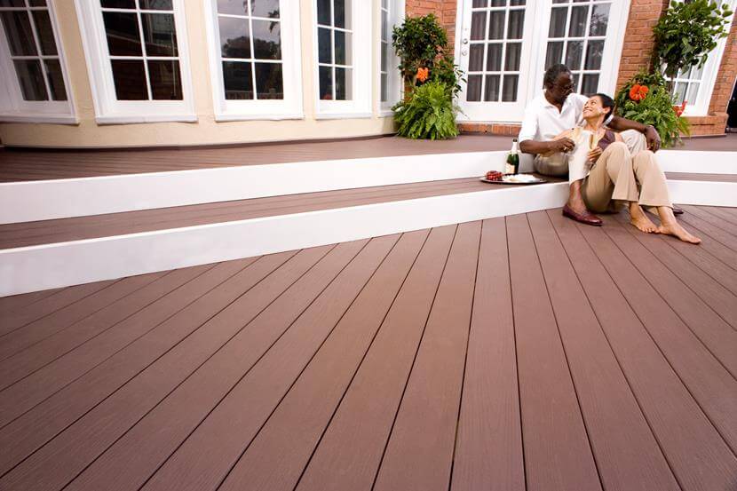 Custom deck with patio and paver