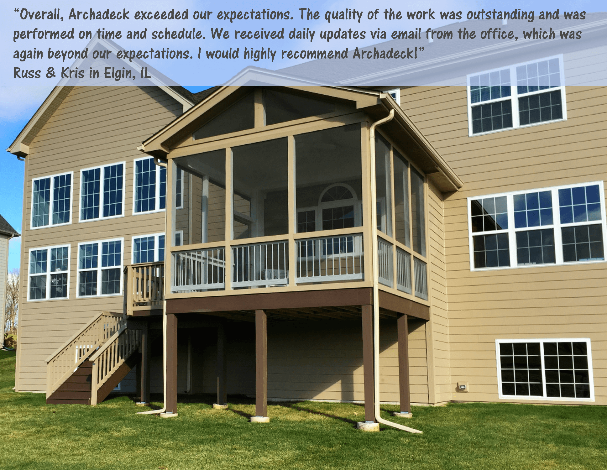 Custom porch