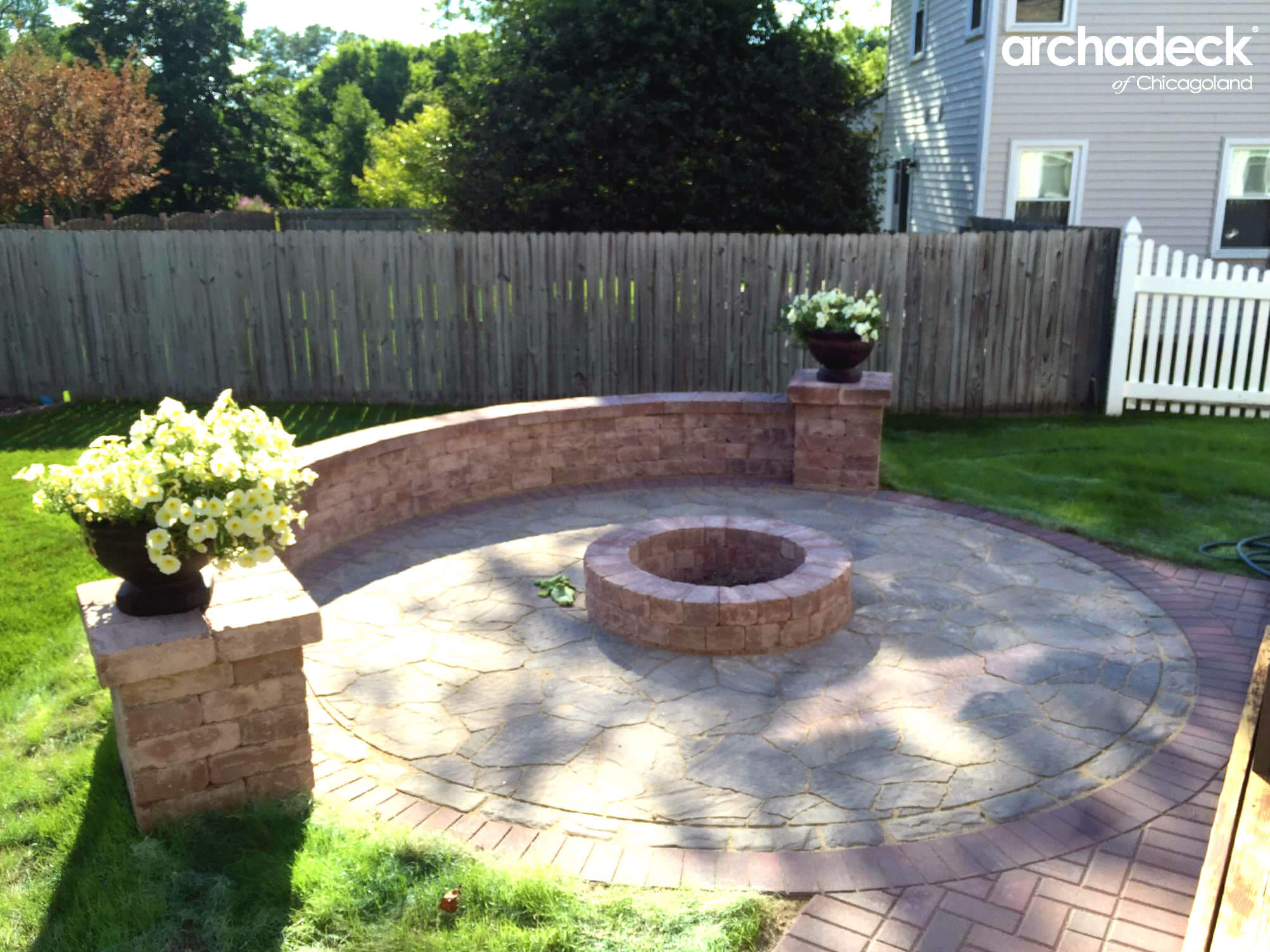 CUSTOM PATIO WITH IRE PIT