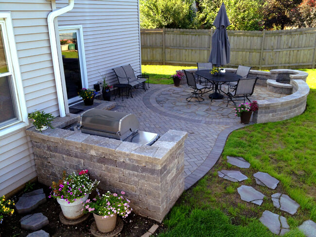 Custom elegant patio