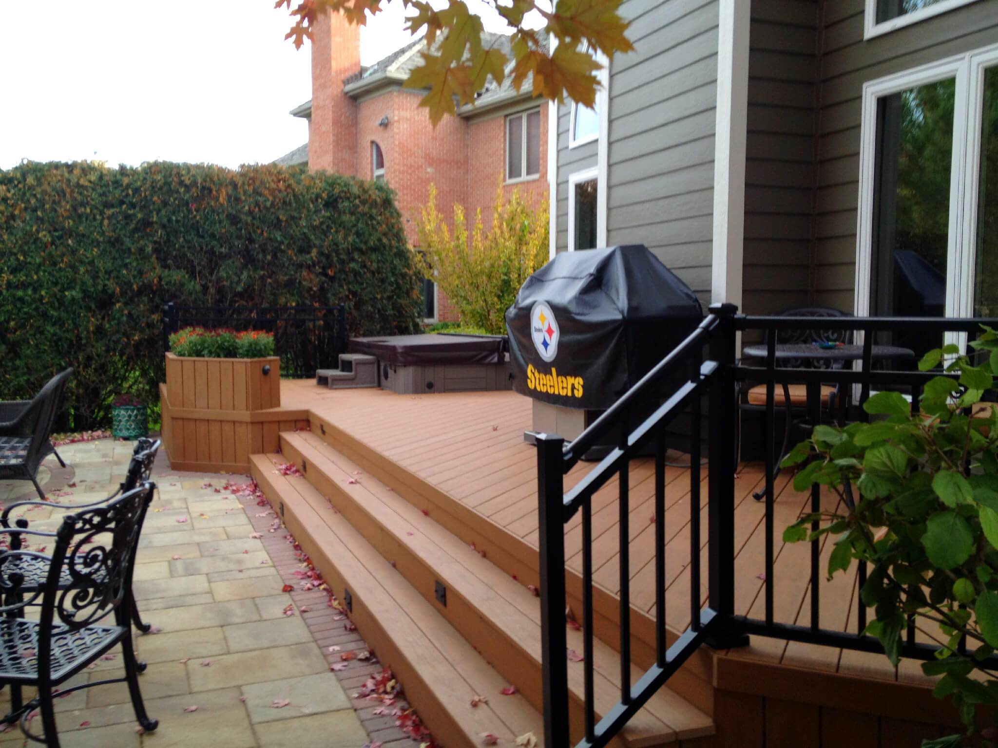 Custom composite harvest brown