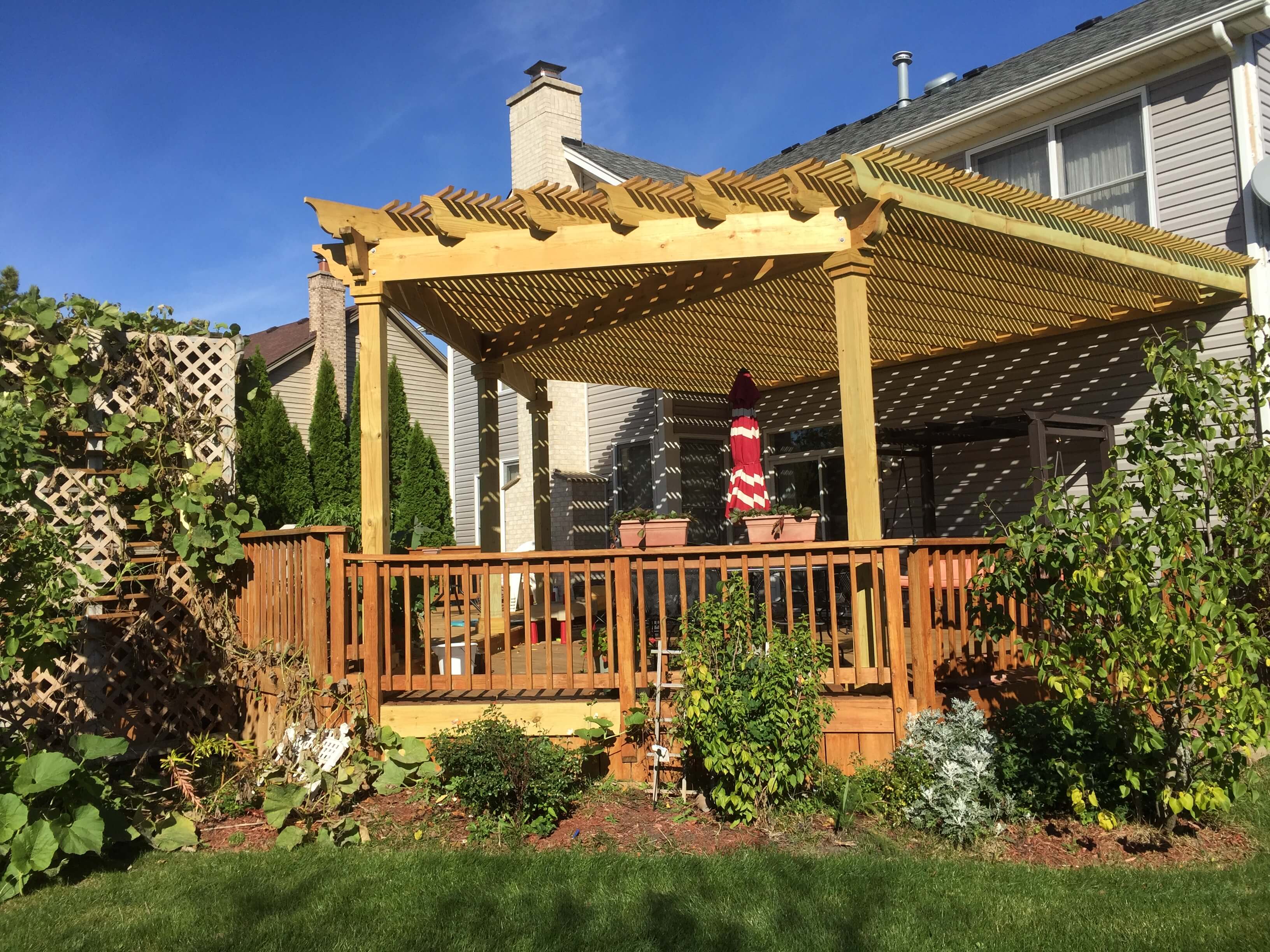 Custom patel pergola