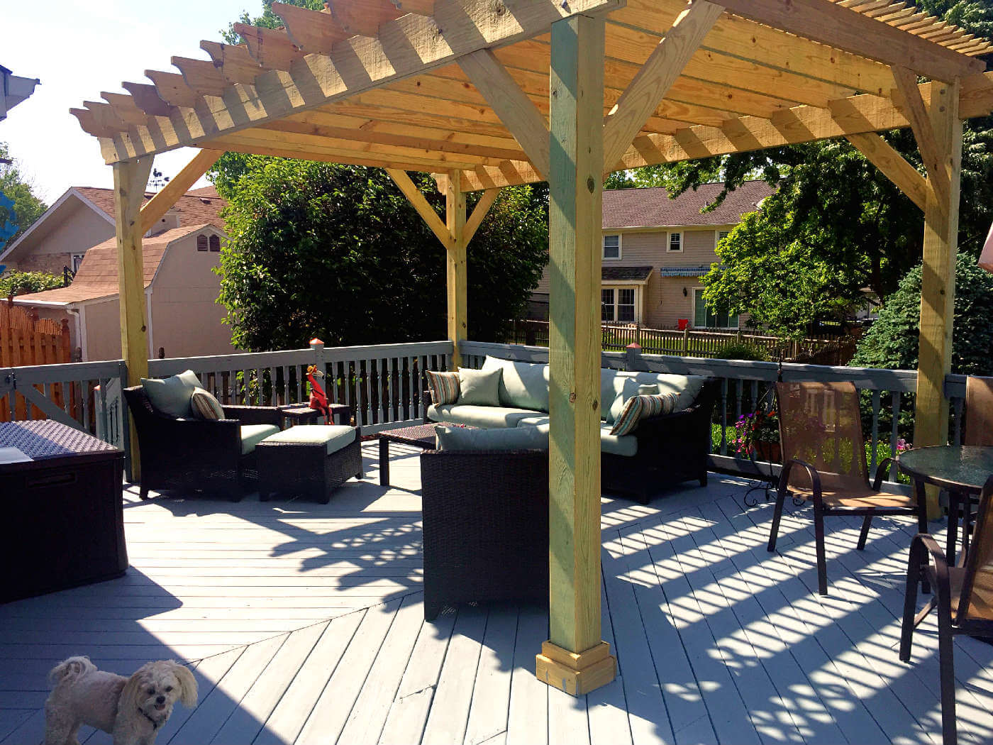 Custom pergola