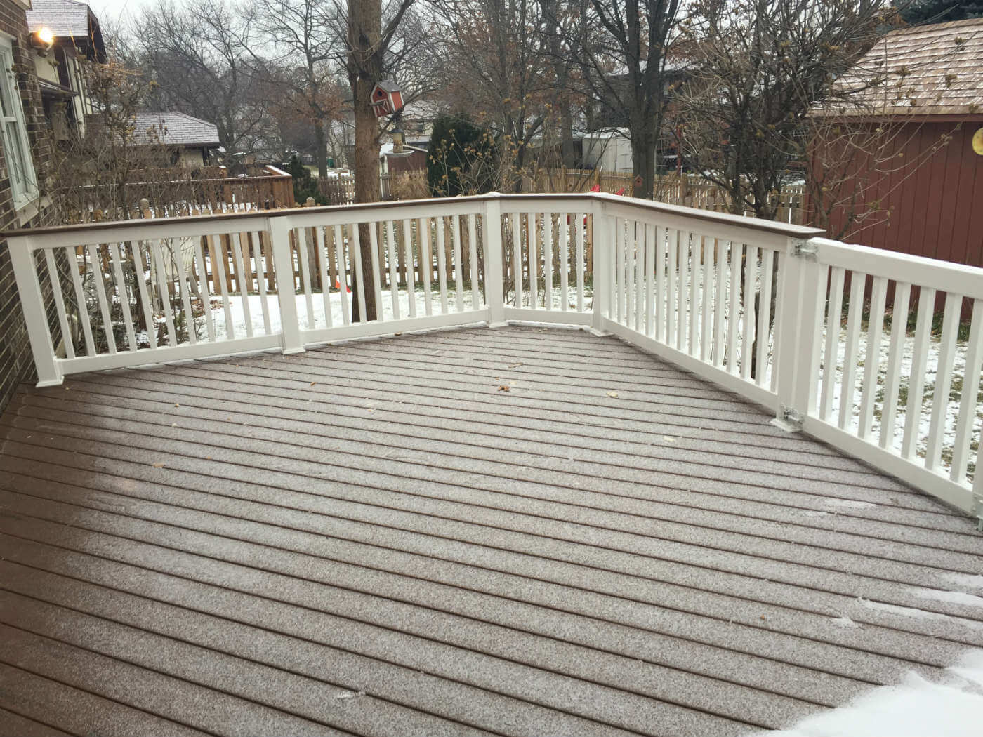 Custom low maintenance deck