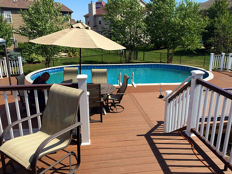 Custom composite deck