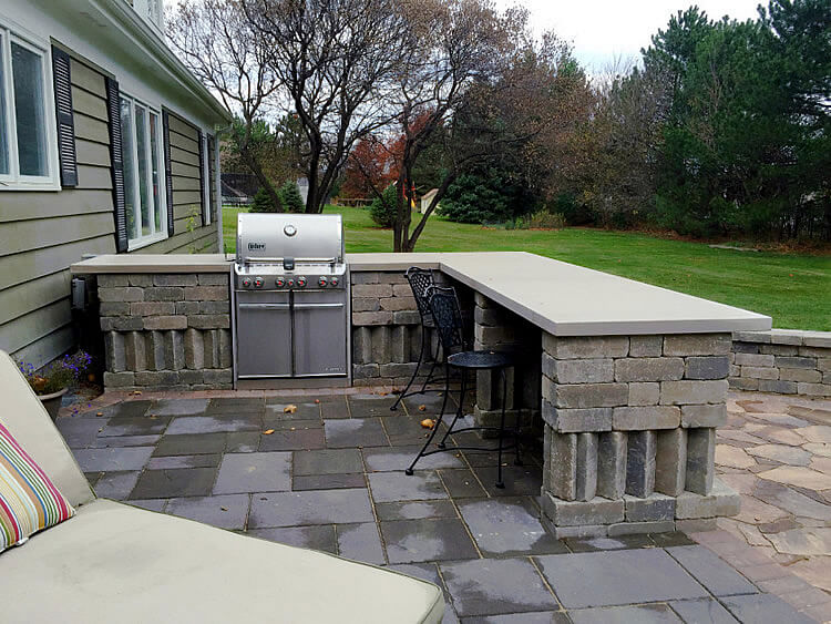 Custom outdoor kitchen