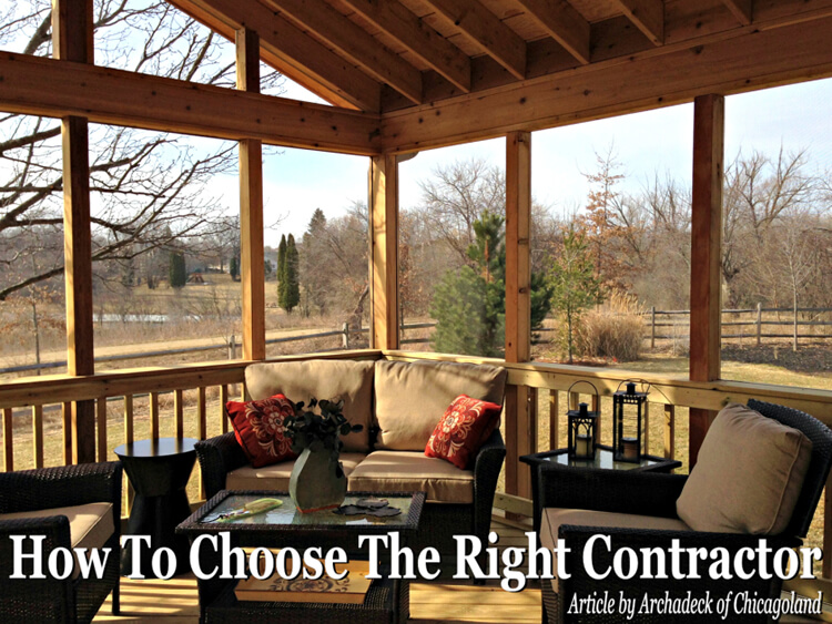 Custom screen porch
