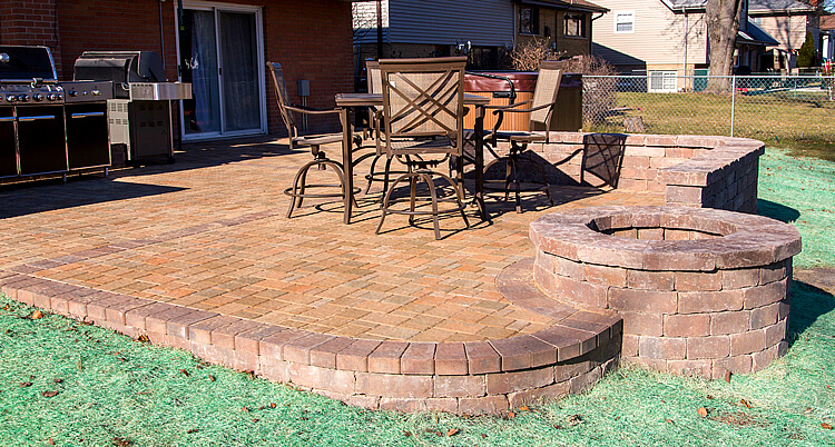 Fire pit patio design