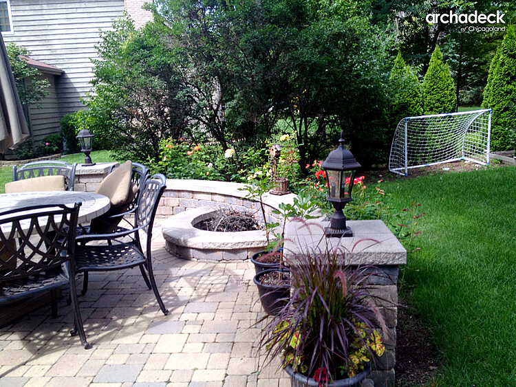 Custom gas fire pit