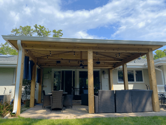 porch in lake forest