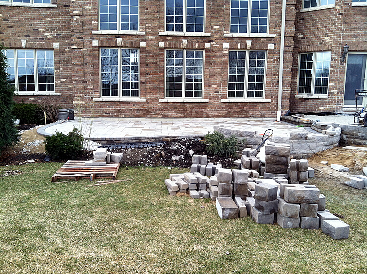 Custom patio