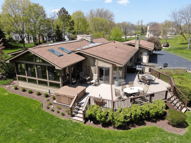 new porch in Chicagoland