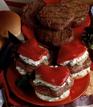 Red, White & Blue Burgers