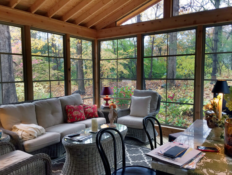 Lincolnshire screened porch