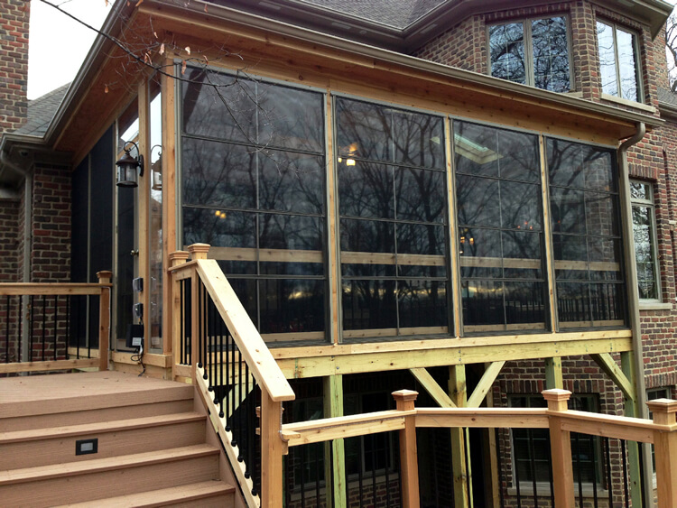 Custom screen porch