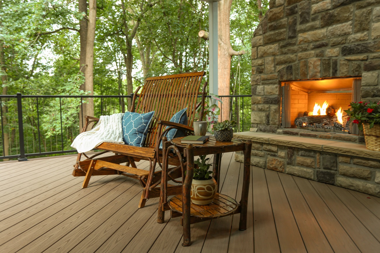 outdoor patio and deck
