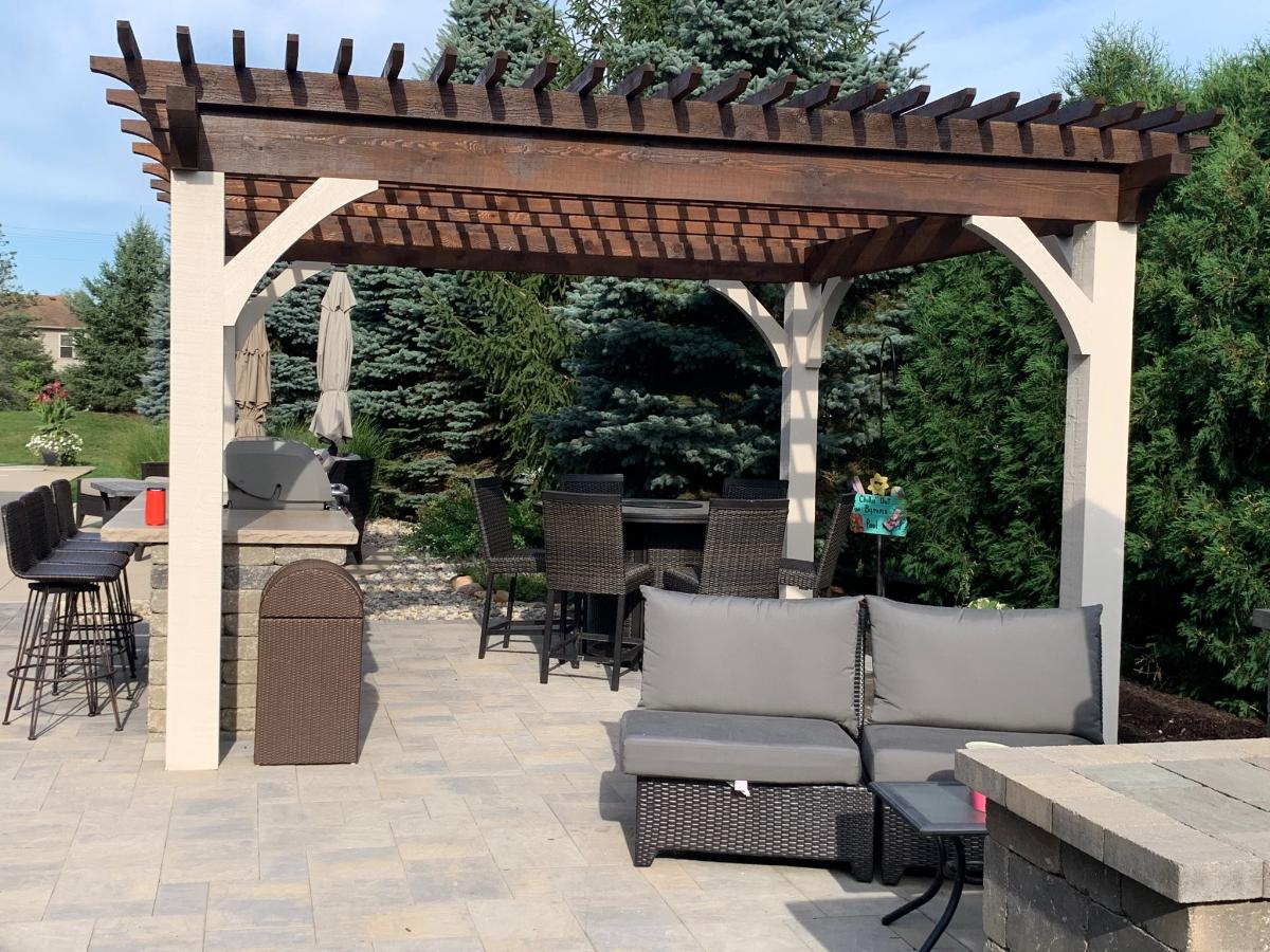 Twin Eagles Pergola