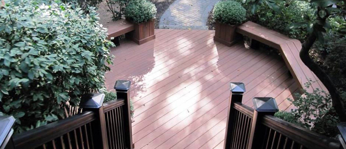 Wooden deck