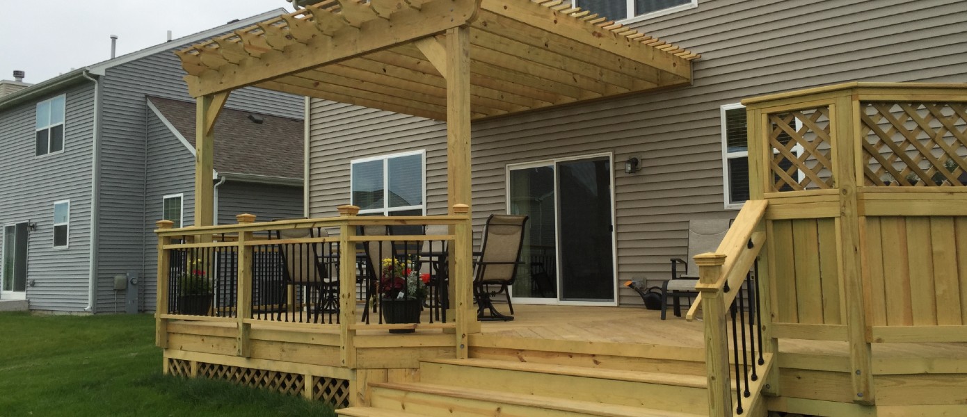 wooden deck