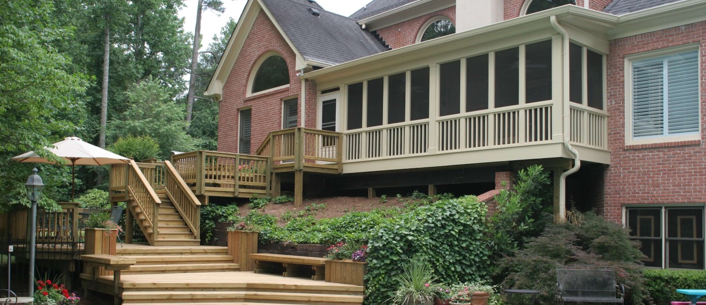 multilevel and custom deck builder in Greenville SC