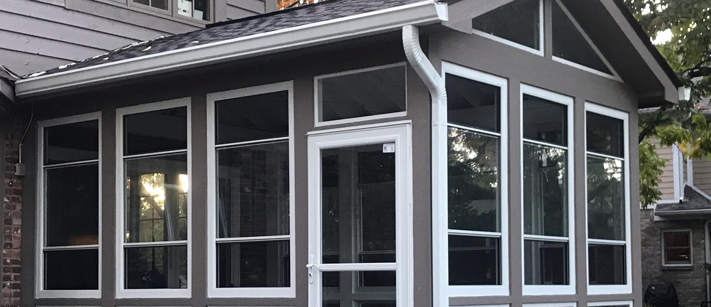 Covered porch in Spartanburg SC
