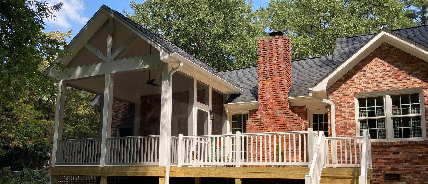 screened in porch
